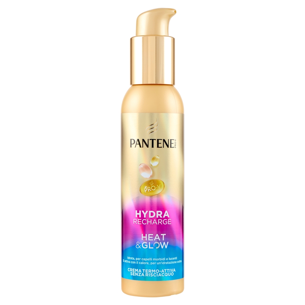 Pantene Pro-V Hydra Recharge Heat & Glow Crema Termo-Attiva Senza Risciacquo 135 ml